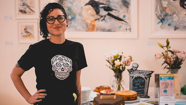 Nicole at Death Cafe
